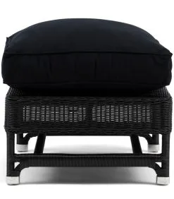 Rivièra Maison Tabouret D'extérieur Nicolas Wing Chair,noir