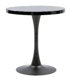 Rivièra Maison Riviera Maison Eettafel Rond 70 Cm- Bistrotafel - Broadway - Zwart
