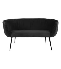 Leitmotiv Bank Majestic - Zwart - 142x72x77,5cm