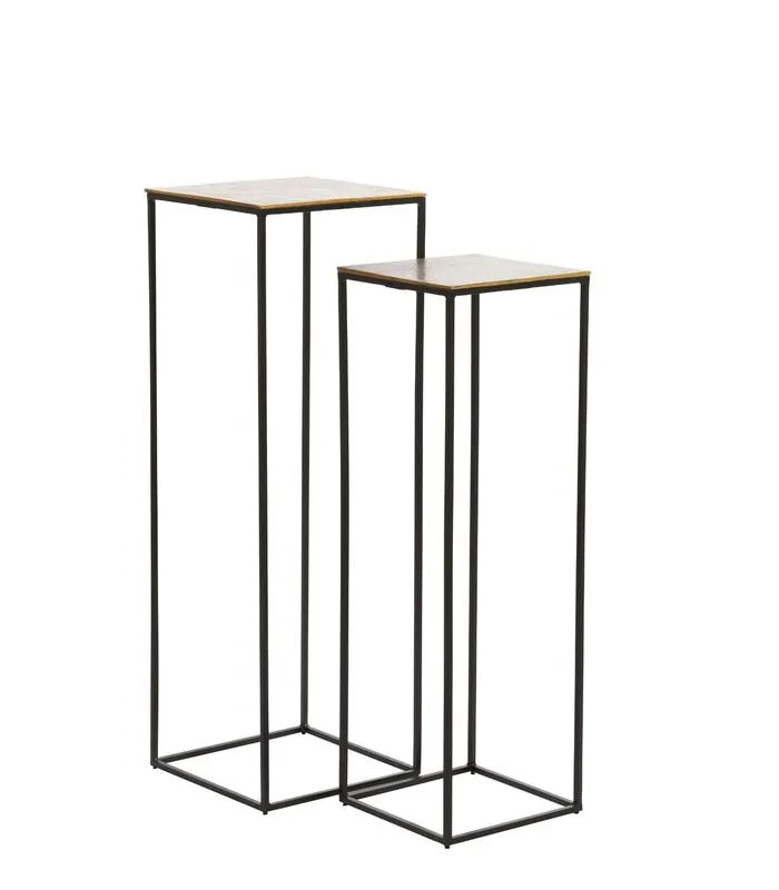 Light & Living Zuil Quin - Antiek Brons/Zwart - Set