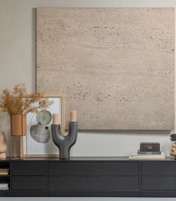 WOOOD Exclusive Exclusive Finca Tv Meubel Rond Rechts - Zwart - 40x78x40 - Image 4