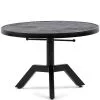 Rivièra Maison Salontafel Rond Verstelbaar 80 Cm - Kirkwood Table - Zwart