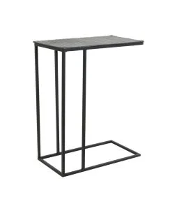 Light & Living Bijzettafel Macy - Zwart - 48x26x60cm