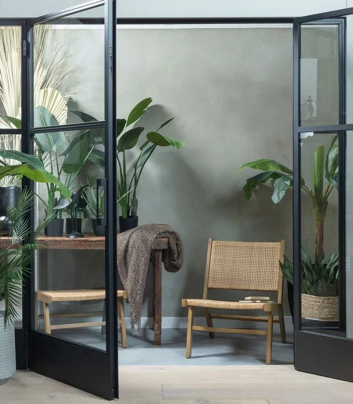 WOOOD Puk Fauteuil - Aluminium - Naturel - Set Van 2 - Image 2