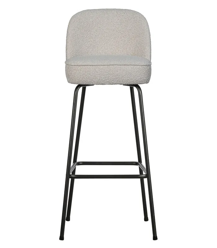 BePureHome Barstoel Vogue - Velvet - Naturel - 103x50x55