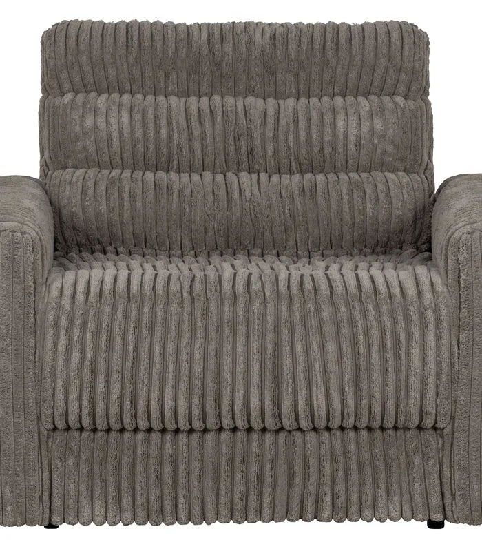 BePureHome Date Fauteuil - Grove Ribstof - Terrazzo - 78x103x99