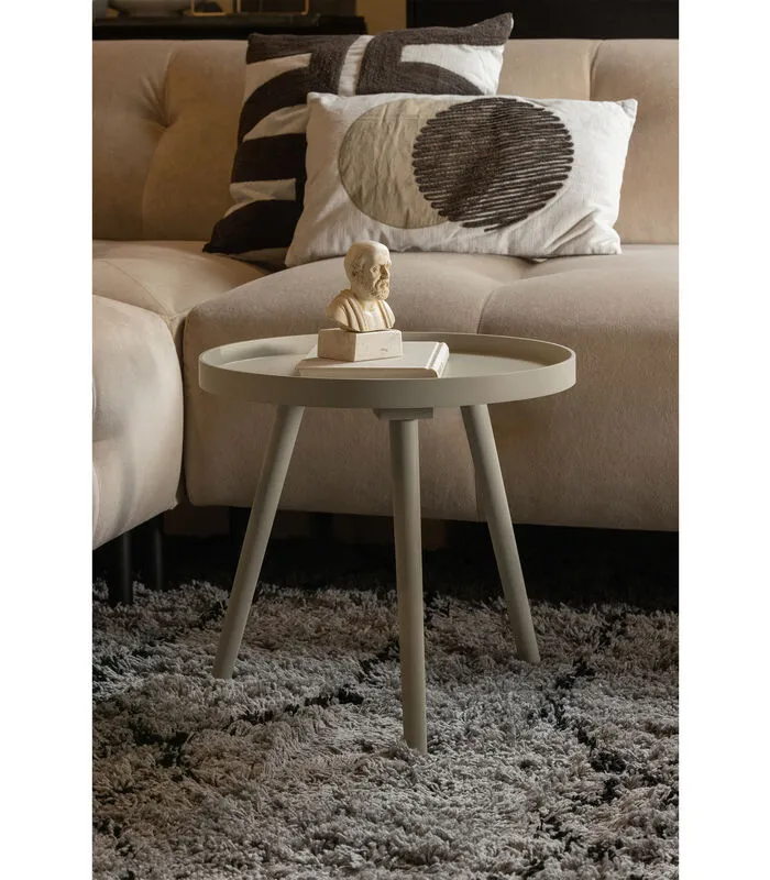 WOOOD Sasha Bijzettafel - Hout/MDF - Antique Beige - 41x41x41 - Image 2