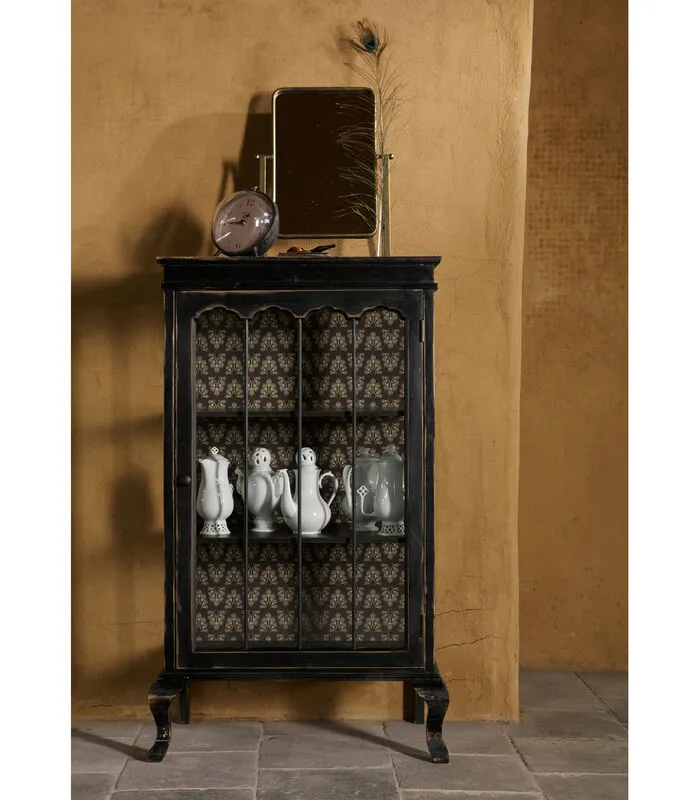 BePureHome Odd Vitrinekast - Hout - Zwart - 114x67.5x39 - Image 4