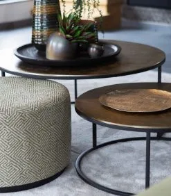 Atmooz Tarifa (set Van 2) - Salontafel - Antique Bras