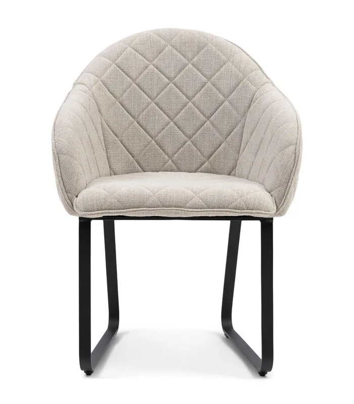 Rivièra Maison Eetkamerstoel Met Armleuning - Ritz Armchair MoulinĂ© - Linnen - Naturel