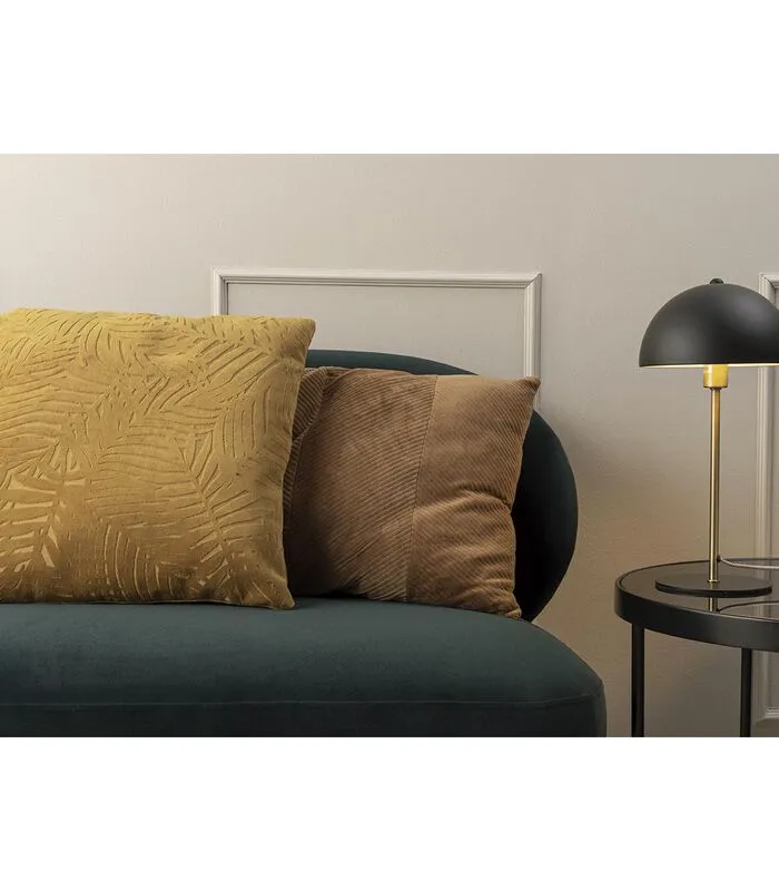 Leitmotiv Salontafel Smooth - Mat Zwart, Zwart Glas Top - 60x46cm - Image 4