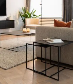 Atmooz Conner (set Van 2) - Salontafel - Zwart