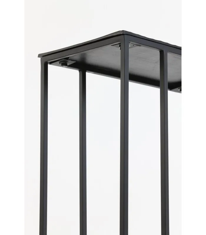 Light & Living Bijzettafel Macy - Zwart - 48x26x60cm - Image 4