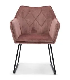 Rivièra Maison Eetstoel Morgan DAC Vel III RoStain - Polyester, IJzer - (LxBxH) 64.0x69.0x54.0 Cm