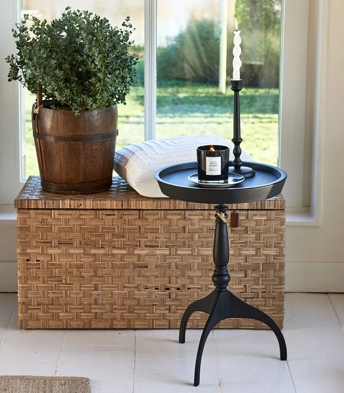 Rivièra Maison Bijzettafel Verstelbaar - Crosby Adjustable End Table - Zwart - Image 2