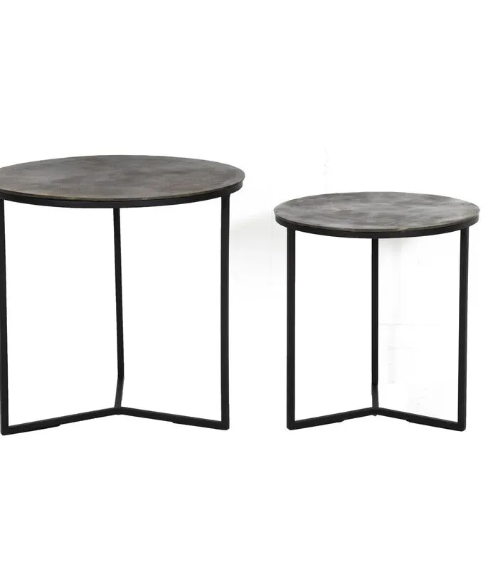 Light & Living Bijzettafel Socos - Antiek Brons - Ø48,5cm - Image 3