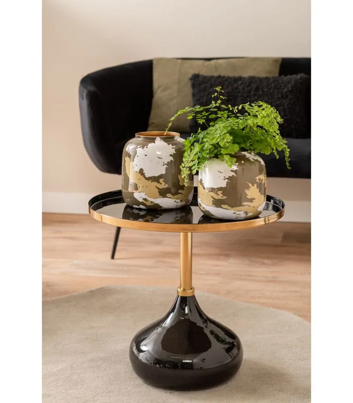 Leitmotiv Bijzettafel Mila Large - Zwart - 50x50x48cm - Image 5