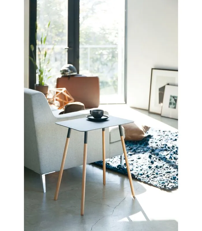 Yamazaki Side Table Square - Plain - Black - Image 3