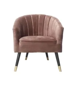 Leitmotiv Stoel Royal - Velvet Roze - 70x71x80cm