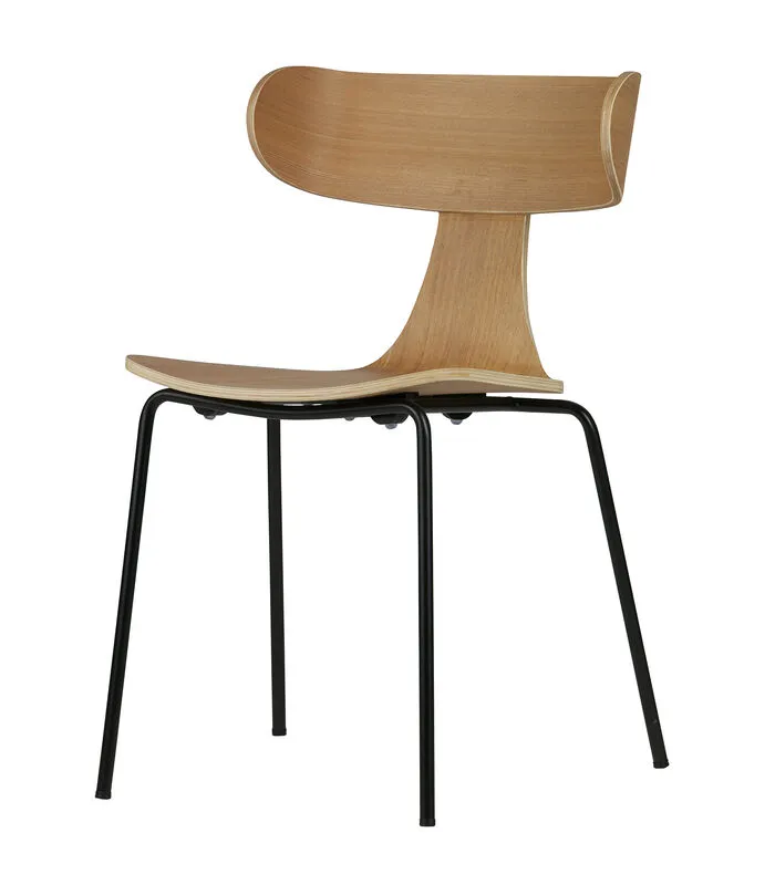 BePureHome Form Stoel - Hout - Naturel - Set Van 2 - Image 3