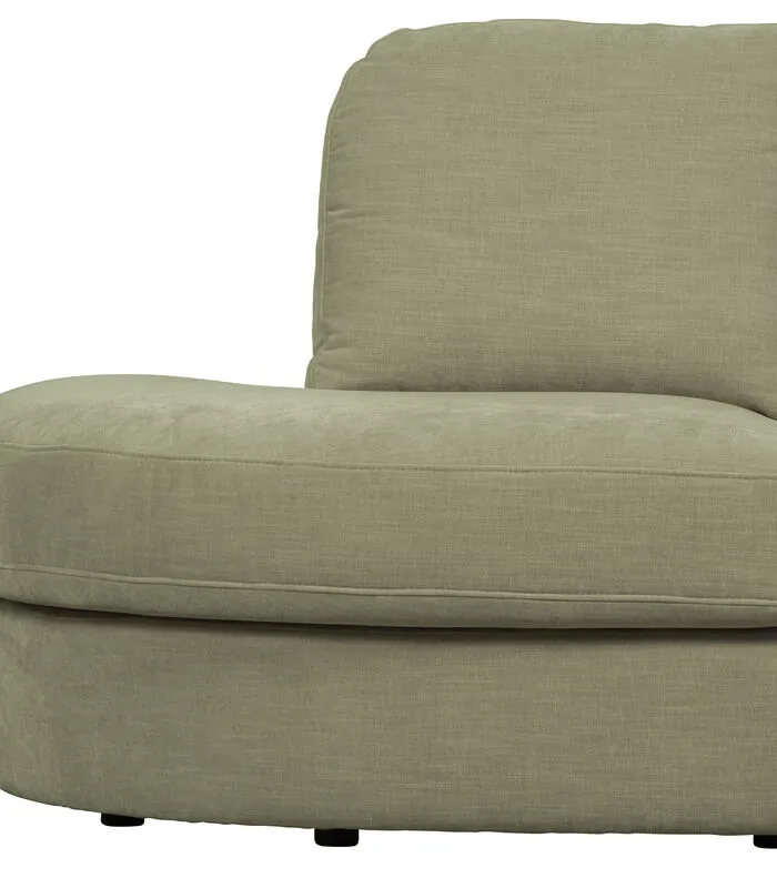 VTwonen Family 1-Zits Element Ronde Hoek Links - Groen - 85x93x98