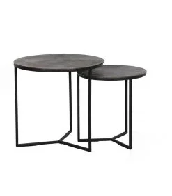 Light & Living Bijzettafel Socos - Antiek Brons - Ø48,5cm