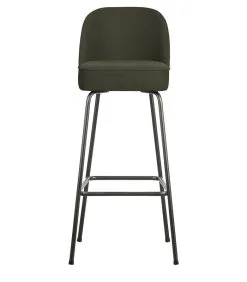 BePureHome Barstoel Vogue - Geweven Stof - Warm Groen - 103x50x55