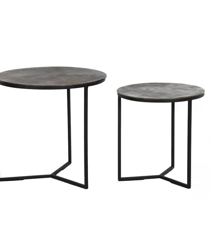 Light & Living Bijzettafel Socos - Antiek Brons - Ø48,5cm - Image 4