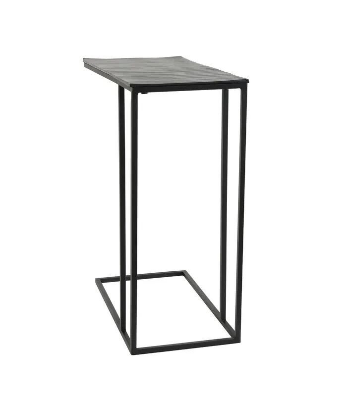 Light & Living Bijzettafel Macy - Zwart - 48x26x60cm - Image 3