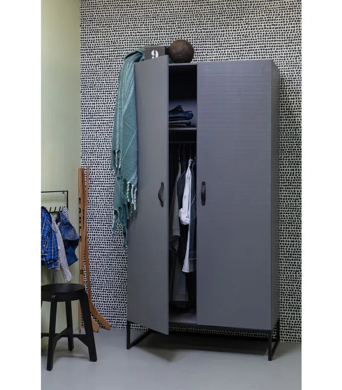 WOOOD Morris Kast - Grenen - Leem - 195x100x53 - Image 2