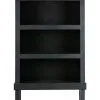 BASICLABEL Bonk Open Kast - Grenen - Zwart - 160x103x37