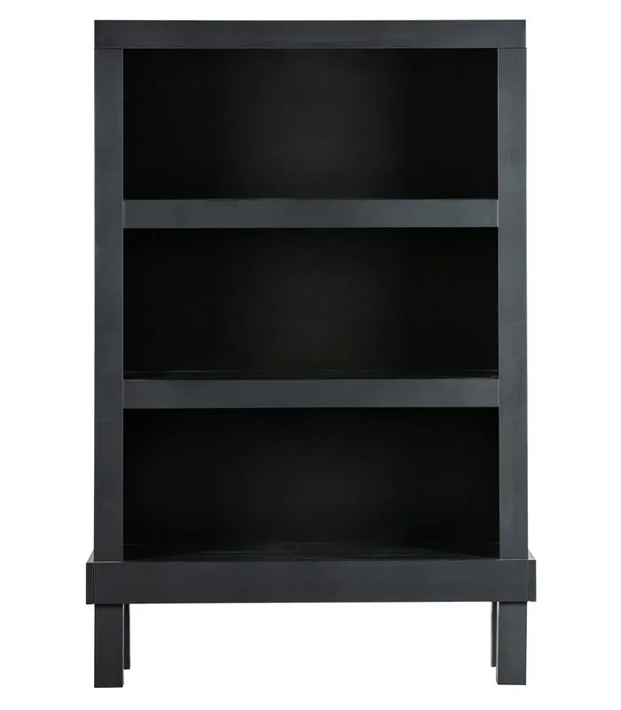 BASICLABEL Bonk Open Kast - Grenen - Zwart - 160x103x37