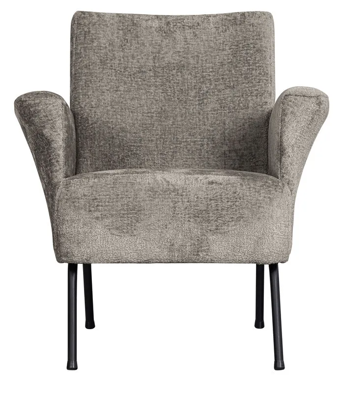 BePureHome Muse Fauteuil - Polyester - Taupe - 77x73x70 - Image 2