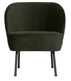 BePureHome Vogue Fauteuil - Fluweel - Dark Green - 69x57x70