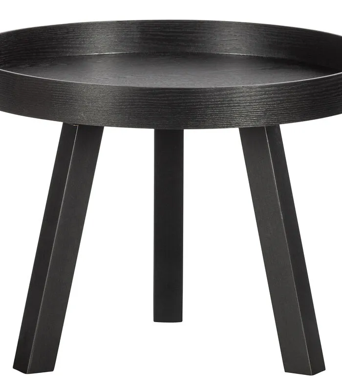 WOOOD Beira Bijzettafel - Hout - Zwart - 45x60x60