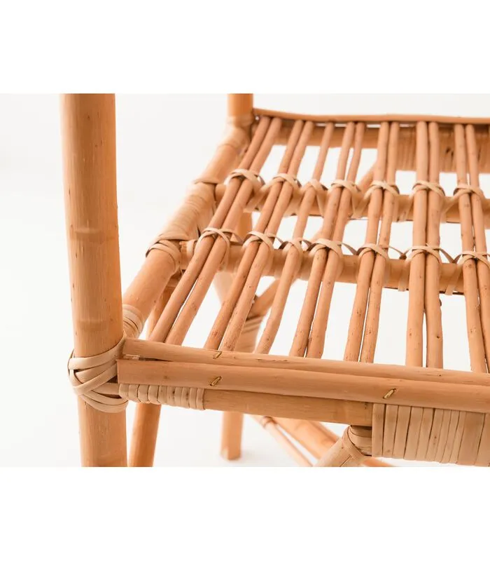 Kok Maison Rieten Ronde Tafel Colette 2 - Glas 50 Cm - Image 3