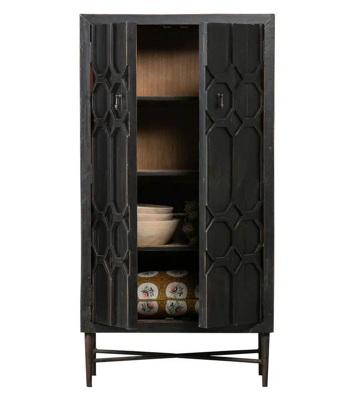 BePureHome Bequest Opbergkast - Hout - Zwart - 143x75x40 - Image 5