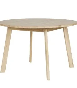 WOOOD Eettafel Disc - Eiken - Onbehandeld - 74x120x120