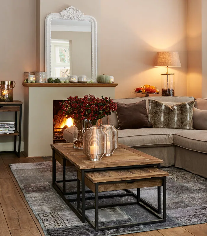 Rivièra Maison Salontafel Met Lade - Shelter Island Table - Set Van 3 Stuks - Zwart - Image 2