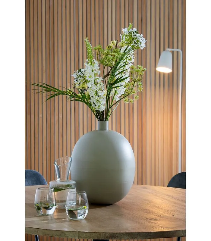 Light & Living Eettafel Biboca - Hout/Zwart - Ø140cm - Image 3