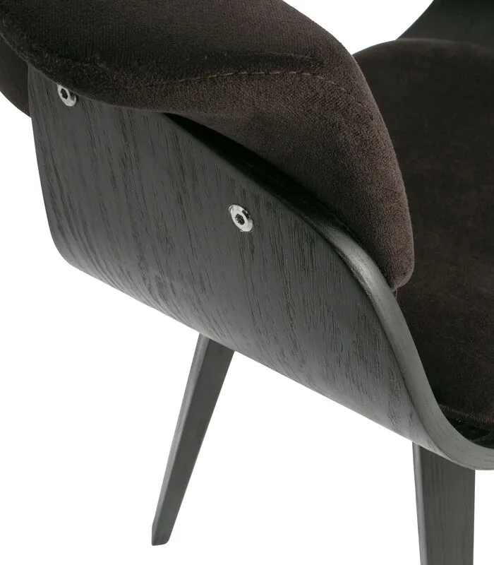 BePureHome Catch Eetkamerstoel - Velvet - Bruin - 80x62x52 - Image 2