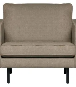 BePureHome Rodeo Fauteuil - Polyester - Brown Melange - 85x105x86