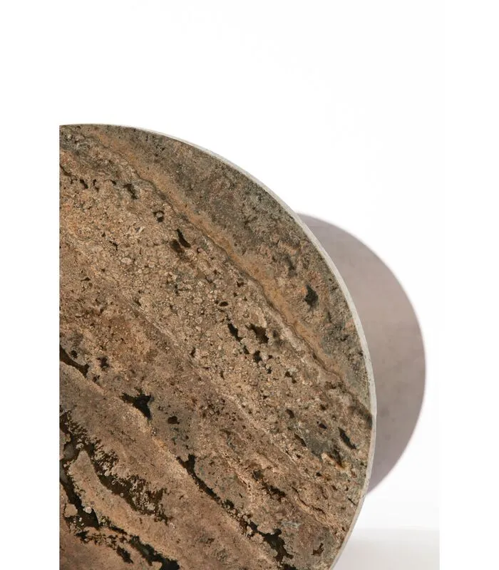 Light & Living Bijzettafel Ynez - Bruin/Koper - 29x29x43cm - Image 5