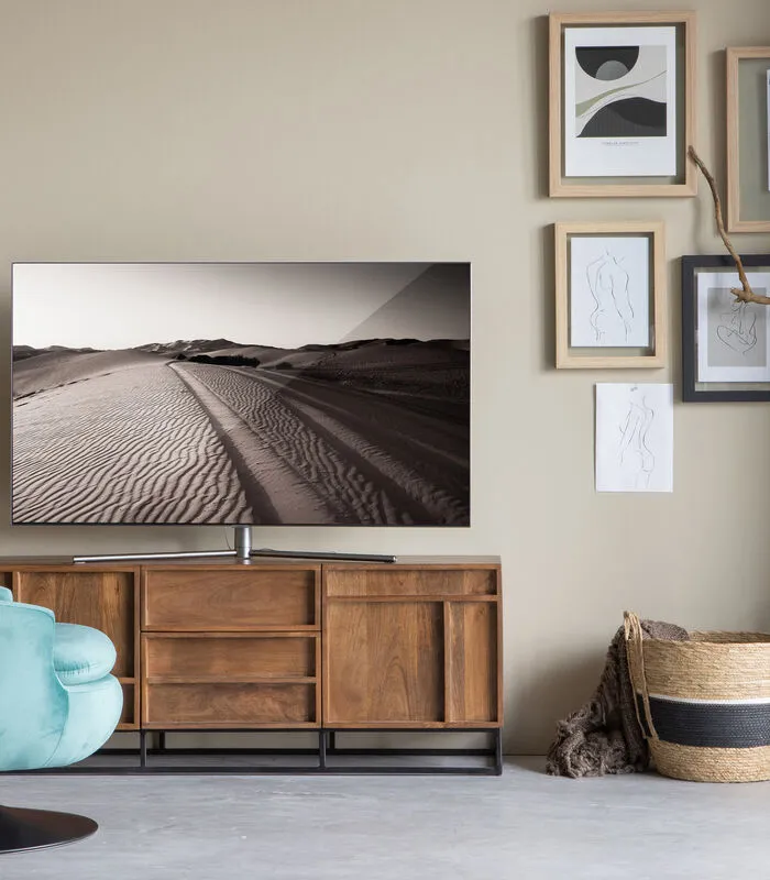 WOOOD Exclusive Exclusive Jada Draaifauteuil - Velvet - Teal - 78x79x82 - Image 2