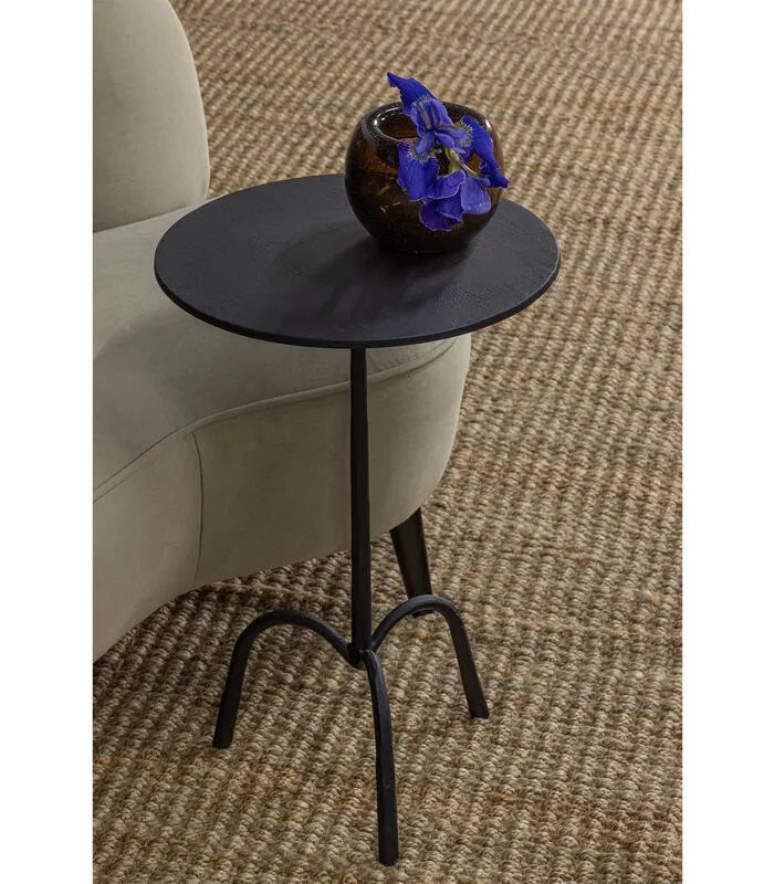 WOOOD Trey Bijzettafel - Metaal - Zwart - 60x38x38 - Image 4