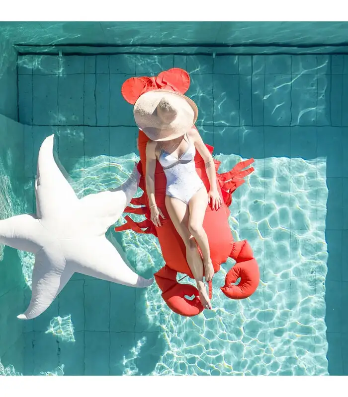 MX HOME Drijvende XL-buitenpoef Kreeftvorm - Image 3