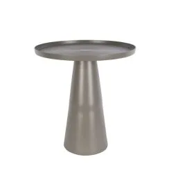 Leitmotiv Bijzettafel Force - Medium - Aluminium Taupe - Ø40x43cm