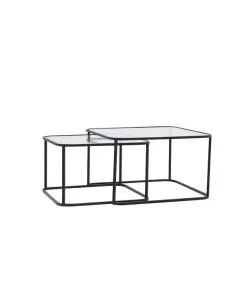 Light & Living Salontafel Lofti - Zwart - Set