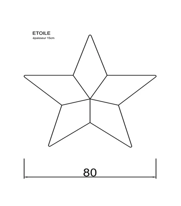 MX HOME Buitenkussen Zeestervorm Raffia-effect - Image 3