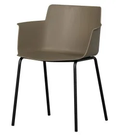 WOOOD Tuinstoel Foppe - Pp/Metaal - Jungle - Set Van 4